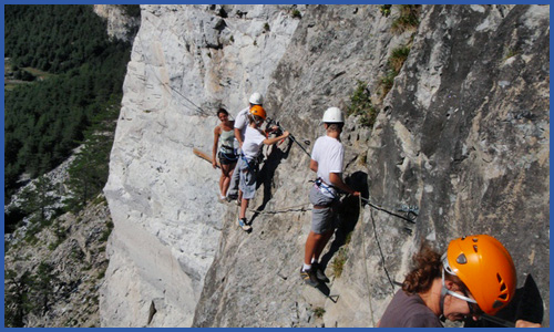 Via Ferrata avec Jean-Christian Lichaire